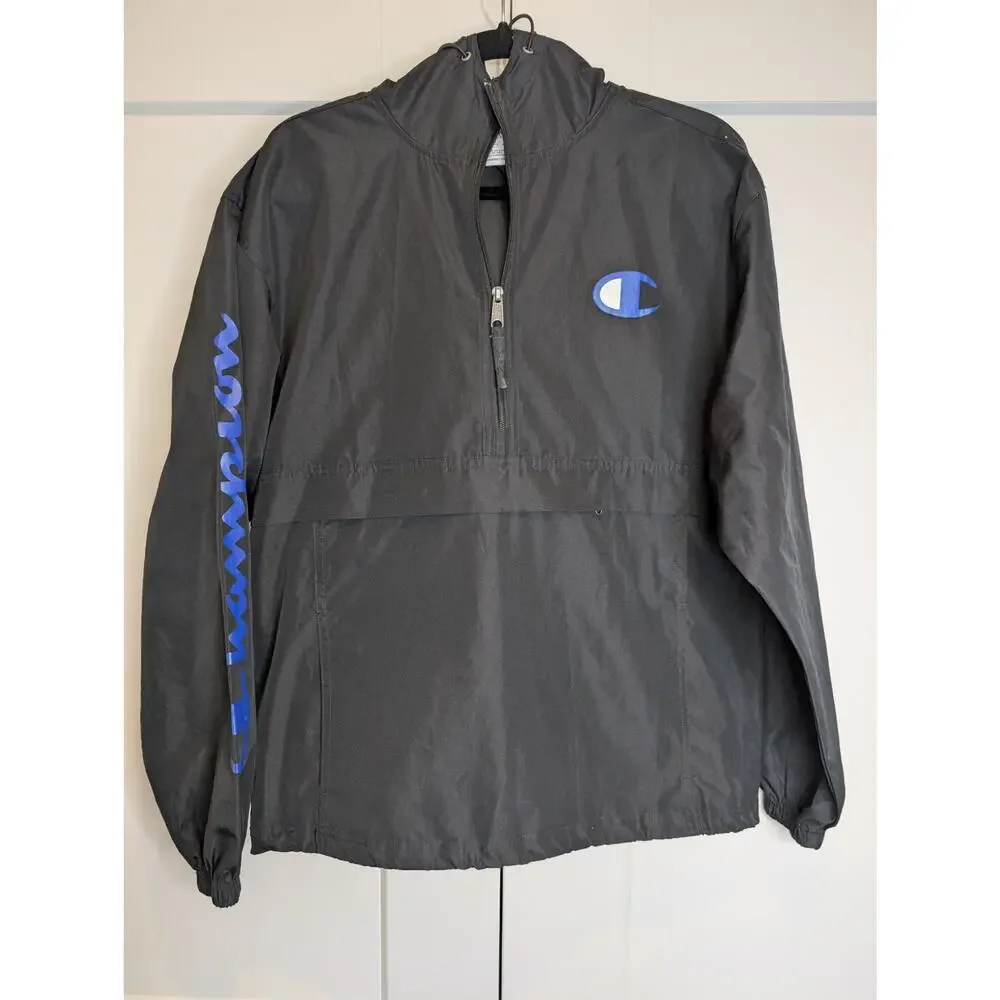 Champion Men's‎ Stadium Packable Windbreaker Jacket Men's Small Black